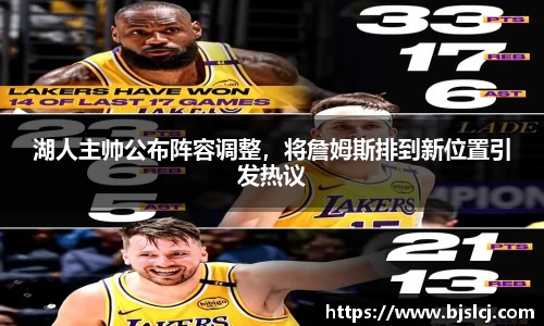 湖人主帅公布阵容调整，将詹姆斯排到新位置引发热议