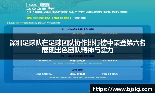 深圳足球队在足球团队协作排行榜中荣登第六名展现出色团队精神与实力